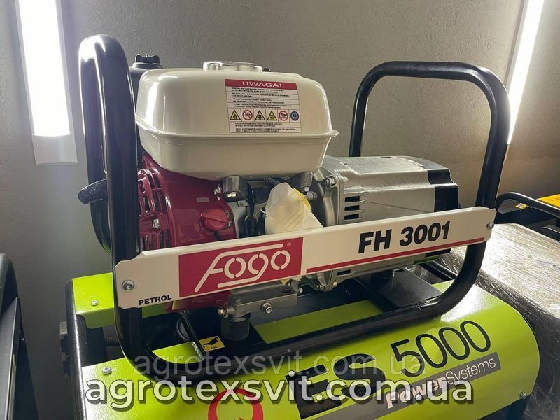 ГЕНЕРАТОР FOGO FH 3001 3,0 kW бензин двигатель HONDA (Польша) 1729016106 фото