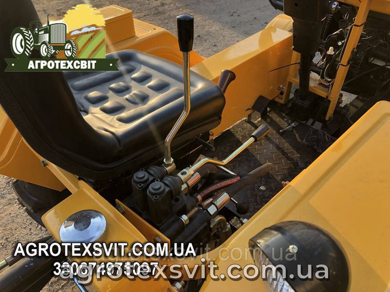 Титан Т-24 Потужний Мототрактор, Мінітрактор у комплекті з Фрезою 140 см. і 2-креп. Плугом. 1174726782 фото