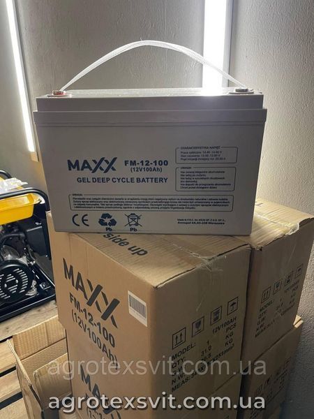 Акумулятор ASUN DEEP CYCLE MAXX 100Аh 12V FM 12- 100A гелевий 1735302529 фото