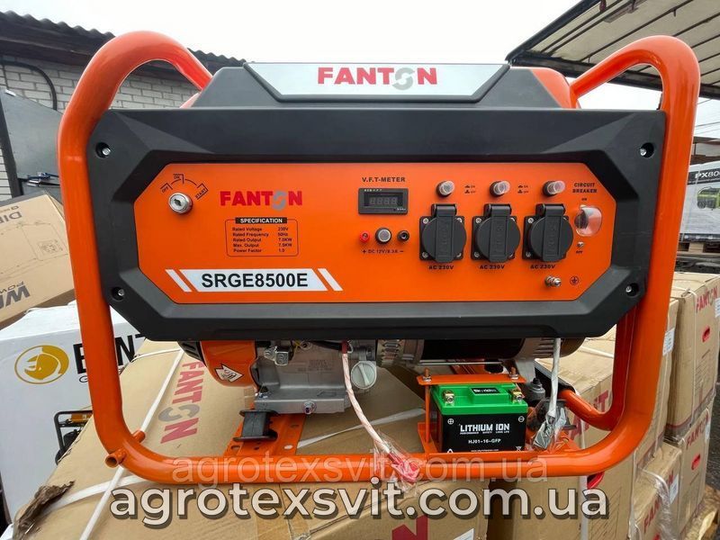 Генератор TOPIBER FANTON SRGE 8500 E 7.5 Kw 230V Бензин Іспанія 1755736463 фото