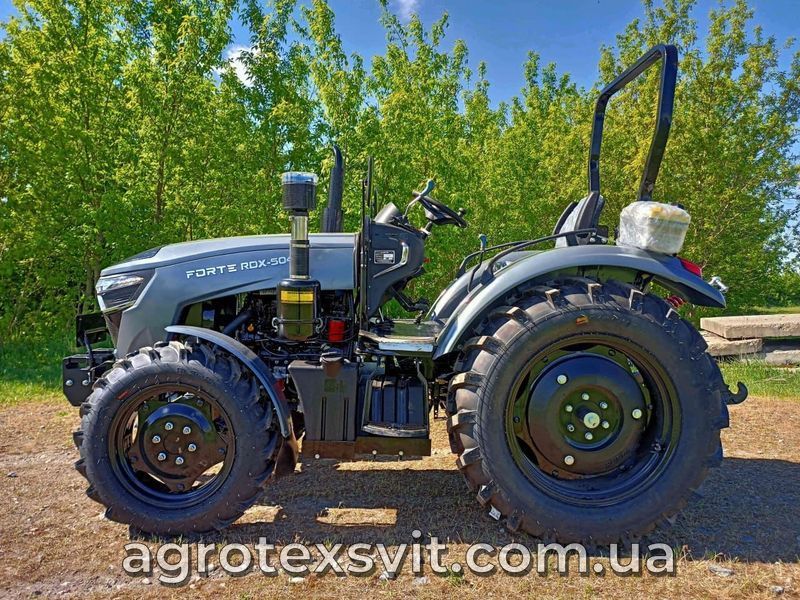 Мінітрактор FORTE RDХ-504 | примусова гідравліка | рівна підлога | 2-х диск. зчеплення | реверс | колеса на 28 1069 фото