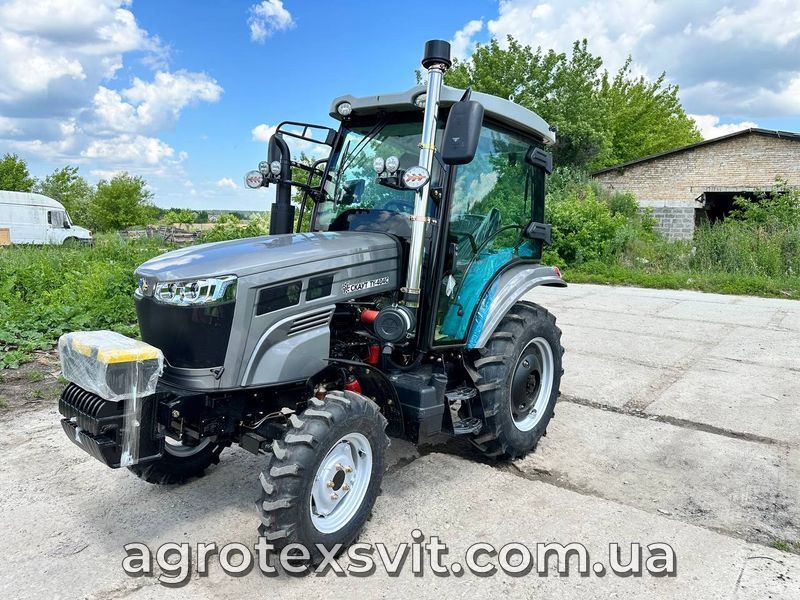 Минитрактор с кабиной СКАУТ TY-404С с компрессором на широких колесах 134 фото