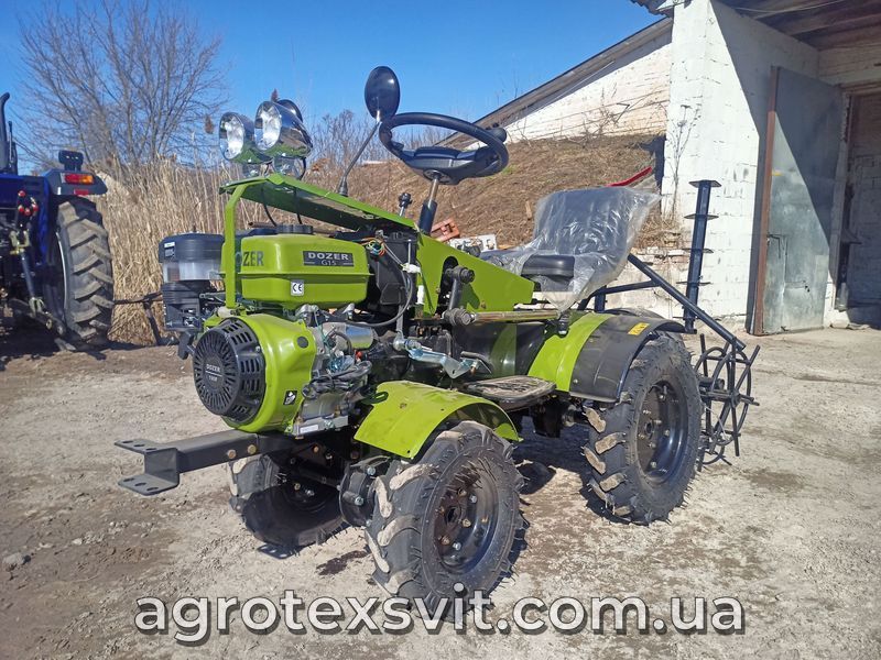 Мінітрактор DOZER G-15 з фрезою | Переломка | Бензин | 4х4  1140 фото