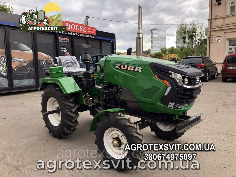 Мототрактор ZUBR T24 MONSTER + Плуг и Фреза! Минитрактор Зубр Монстр 1179766848 фото