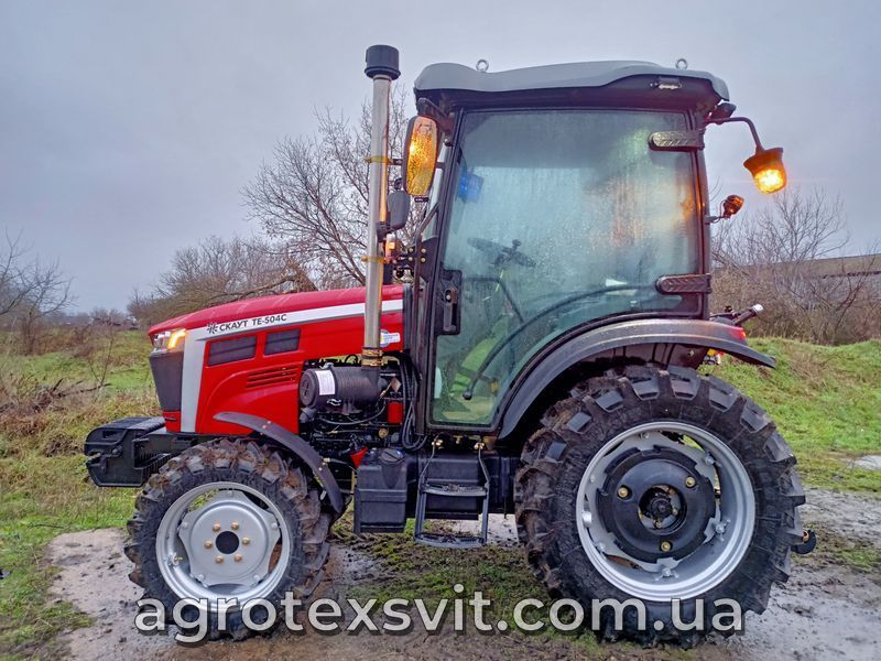 Мінітрактор з кабіною СКАУТ ТЕ-504С RED 139 фото