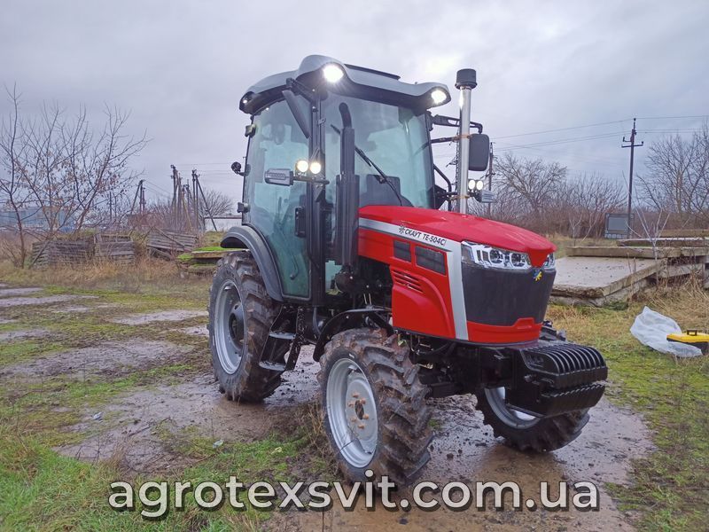 Мінітрактор з кабіною СКАУТ ТЕ-504С RED 139 фото