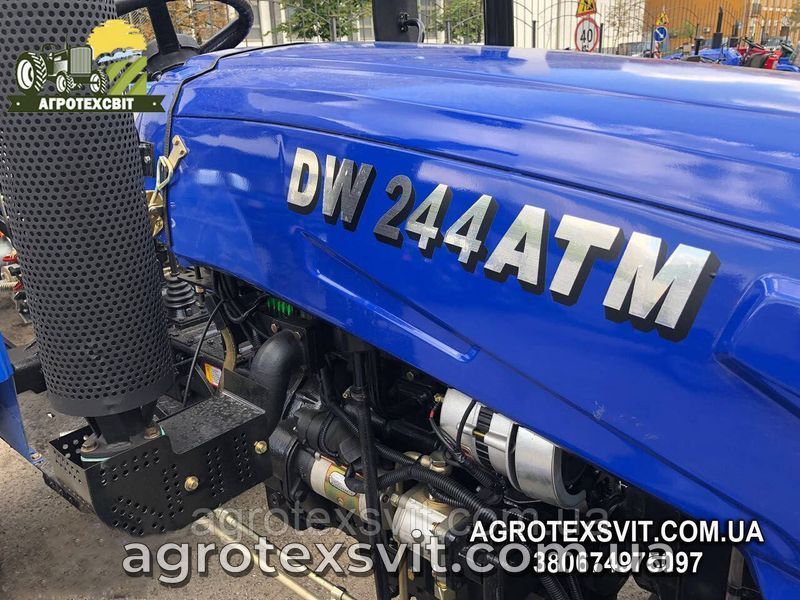 Мінітрактор DW 244 ATM Наш ПОРАД! Посилений редукторний міст! Доставка 1181702270 фото