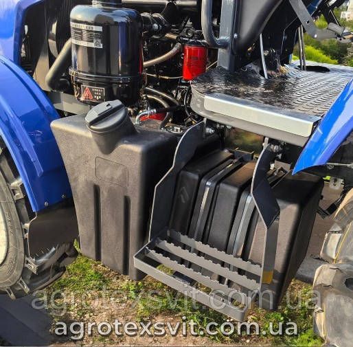 Мінітрактор Файтер Т- 504RD з дашком | посилений передній міст | рівна підлога | 2 диск.зчепл | реверс | колеса 28 | компресор 2597590654 фото