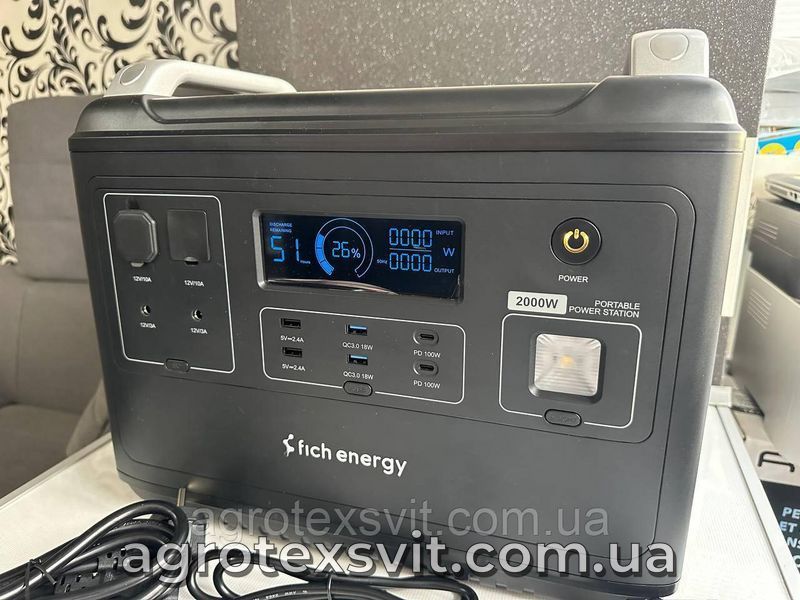 Портативная ЭлектроСтанция Fich Energy F2000 1962529765 фото