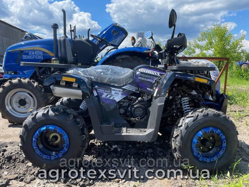 КВАДРОЦИКЛ FORTE BRAVES 200 LUX Модель 2021 з підігрівом рук і масляним радіатором.Форте Бравес 1431353082 фото